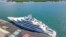 Siêu du thuyền Amadea neo đậu tại Lautoka, Fiji, vào ngày 15/4/2022. 