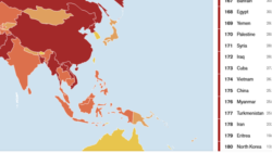 2022世界新闻自由指数 香港排名跌幅全球之最