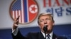 U.S. President Donald Trump gestures during a news conference after his summit with North Korean leader Kim Jong Un at the JW Marriott hotel in Hanoi, Feb. 28, 2019.