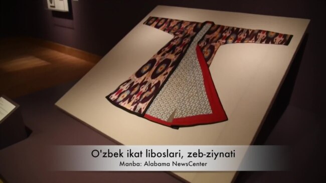 Birmingem san'at muzeyida o'zbek ikatlari ko'rgazmada