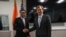 Under Secretary of Defense Elbridge A. Colby greet Indian Foreign Secretary Vikram Misri at the Pentagon, Washington, D.C., May 29, 2025. 