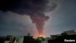 انفجار پس از حمله هوایی در تهران (آرشیو از ۱۶ اسفند) 