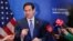 Arşîv: Wezîrê Derve yê Amerîkayê Marco Rubio di dema seredana Rojhilata Navîn de.