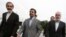 伊朗总统艾哈迈迪.内贾德(中)5月9日离开德黑兰前往土耳其出席国际会议