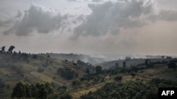 FILE - Hills are seen in Djugu territory, Ituri province, northeastern Democratic Republic of Congo, Jan. 13, 2022.