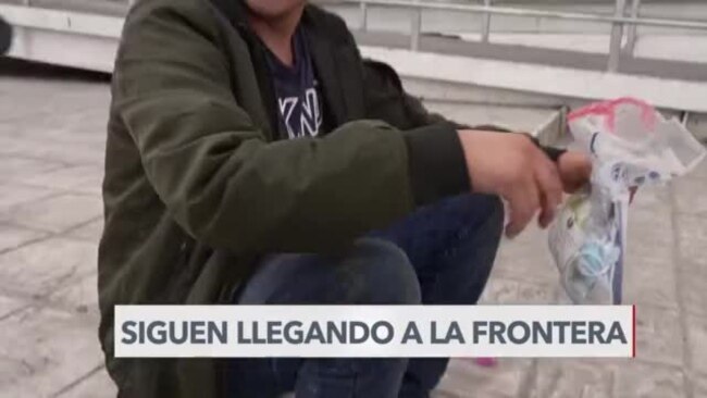 Reacciones de migrantes en la frontera sur de EE. UU.