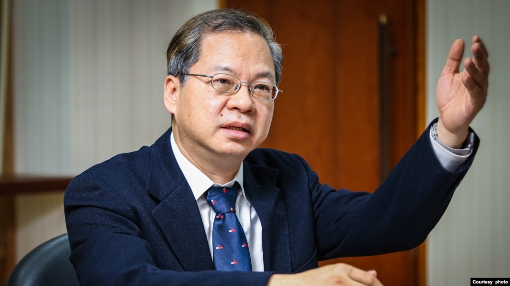 资料照片:台湾经济部长龚明鑫。(2022年5月29日)