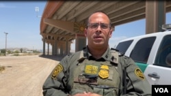 Carlos Rivera, portavoz CBP, El Paso, Texas. [Captura pantalla, video Celia Mendoza].