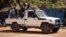 Les forces de sécurité à Ouagadougou, au Burkina Faso.