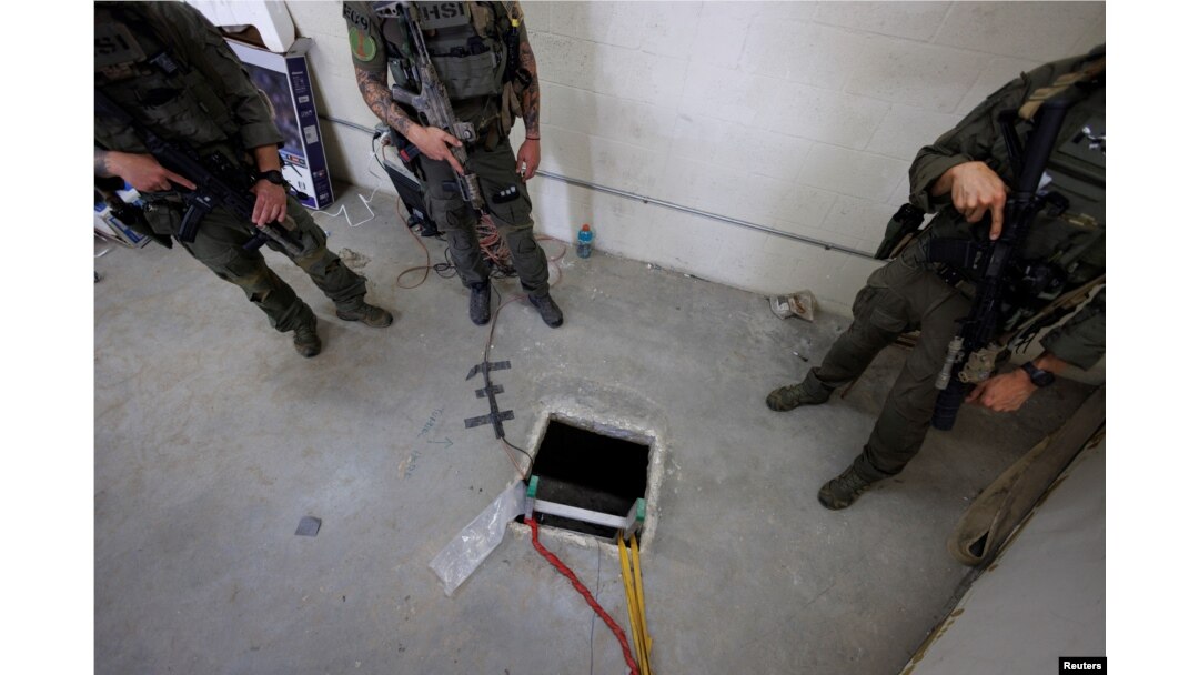 EN FOTOS | Encuentran túnel de contrabando que une México y EEUU