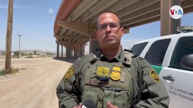 Carlos Rivera, portavoz Patrulla Fronteriza sector El Paso, Texas - 1