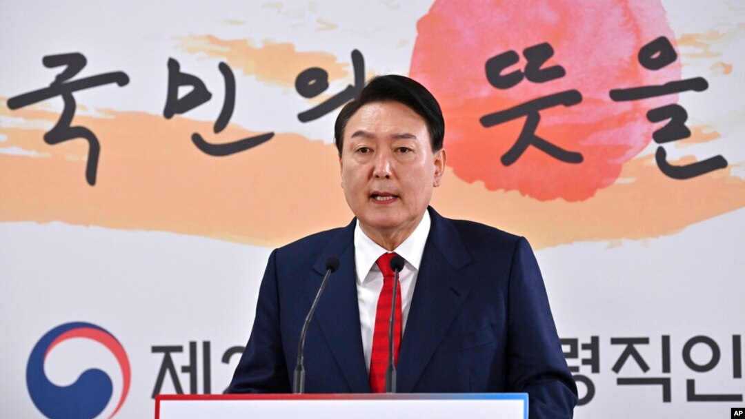 윤석열 한국 대통령 당선인.