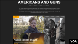 VOA Special Report: Americans and Guns - Differing Perspectives