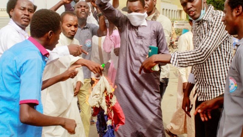 Manifestation à N'Djamena contre la présence de la France au Tchad