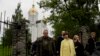 Глава МИД Франции Катрин Колонна во время визита в Украину 30 мая 2022.