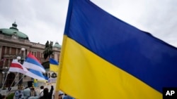 Skup podrške Ukrajini u Beogradu 