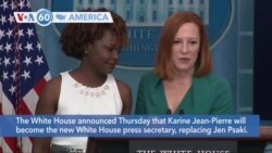 VOA60 America - White House Announces First Black Press Secretary