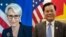 Thứ trưởng Ngoại giao Hoa Kỳ Wendy Sherman và Thứ trưởng Ngoại giao Việt Nam Hà Kim Ngọc. 