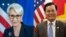 Thứ trưởng Ngoại giao Hoa Kỳ Wendy Sherman và Thứ trưởng Ngoại giao Việt Nam Hà Kim Ngọc. Photo: state.gov, VNA.