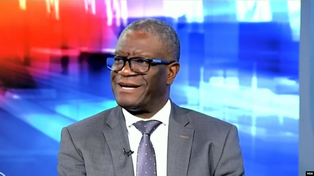 Dr. Denis Mukwege, umuganga avura ingwara z'abakenyezi mu kiganiro n'Ijwi ry'Amerika, kw'itariki 18/05/2022