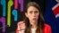 FILE - New Zealand Prime Minister Jacinda Ardern gestures during a press conference at parliament in Wellington, New Zealand, on March 23, 2022.