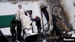 Музей Григорія Сковороди після російської атаки 7 травня 2022 року. REUTERS/Ricardo Moraes 