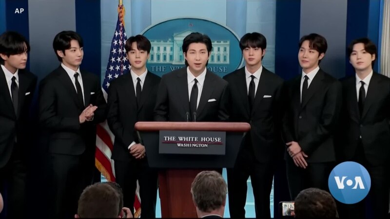 K-pop Supergroup BTS Visits White House to Shine Light on Anti-Asian Discrimination