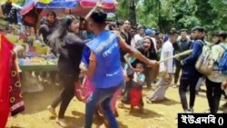 সিলেটের জাফলংয়ে পর্যটকের ওপর স্বেচ্ছাসেবীদের হামলা