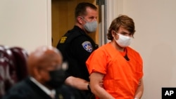 Payton Gendron is led into the courtroom for a hearing at Erie County Court, in Buffalo, New York, USA, May 19, 2022.