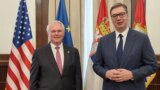 Ambasador SAD u Srbiji Kristofer Hil i predsednik Srbije Aleksandar Vučić (Foto: Instagram/buducnostsrbijeav)