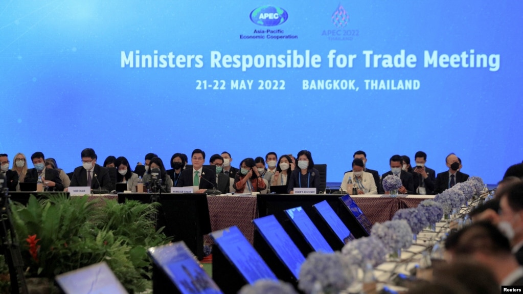 Diễn đàn Hợp tác Kinh tế Châu Á - Thái Bình Dương (APEC 2022) tại Bangkok, Thái Lan ngày 21 tháng 5 năm 2022.