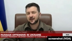 烏克蘭總統澤連斯基（Volodymyr Zelenskyy）號召國際志願兵與烏克蘭並肩作戰。