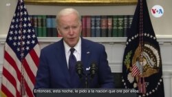 “Esta noche, le pido a la nación que ore y les dé a los padres y hermanos la fuerza en la oscuridad que sienten en este momento”: Joe Biden