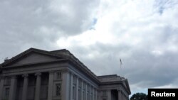 FILE: The U.S. Treasury building, Washington, Sept. 29, 2008. 