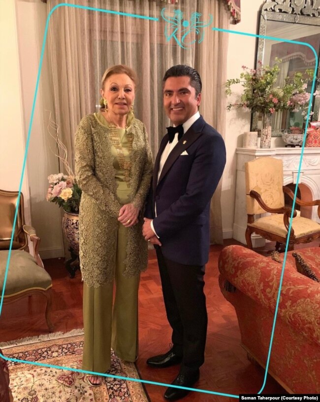 سامان طاهرپور و شهبانو فرح پهلوی