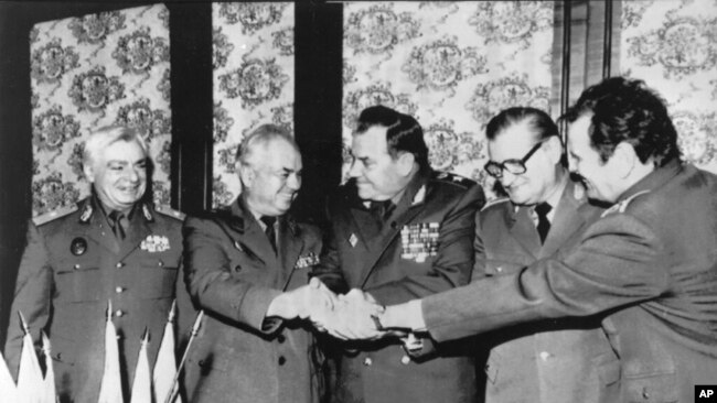 The last meeting of the Warsaw Pact generals (Moscow, March 25, 1991)