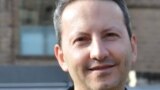 This handout photo released by NGO Amnesty International on May 19, 2022, shows Ahmadreza Djalali, an Iranian-Swedish citizen, at an undisclosed location. 