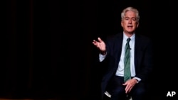 Central Intelligence Agency Director William Burns speaks during an event at the Georgia Institute of Technology, April 14, 2022, in Atlanta. 