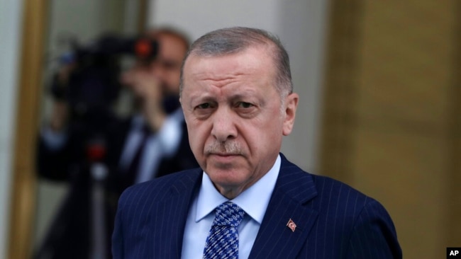 Presidenti turk Recep Tayyip Erdogan (Ankara, 16 maj 2022)