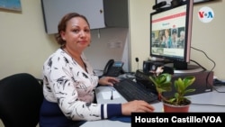 La periodista Martha Irene Sánchez, fundadora de República 18. [Foto Houston Castillo, VOA]