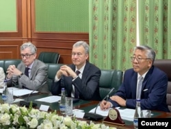 AQSh rasmiylari O'zbekiston Tashqi ishlar vazirligida, Toshkent, 24-may, 2022