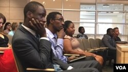 Some of the Mandela Washington fellow wrapping up their program at William and Mary University in Virginia, USA.