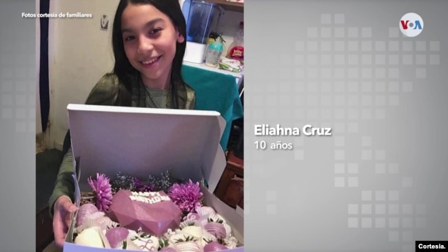 Eliahna Cruz, 10 años.