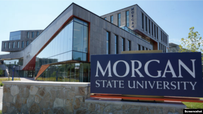 Morgan State University is one of six historically Black universities getting IBM cybersecurity centers aimed at training underrepresented communities. Screenshot from university website, May 15, 2022.