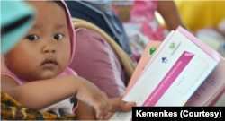 Hepatitis dapat dicegah dengan pemberian imunikasi sejak bayi. (Foto: Kemenkes)