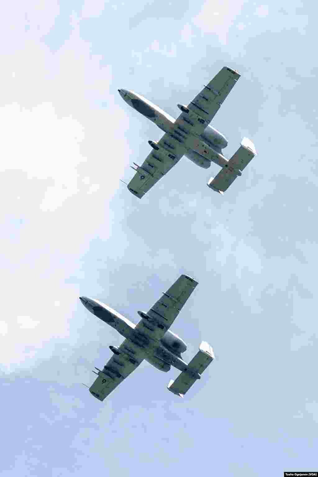 Exhibition of helicopters and jet planes at open day of the NATO drill &quot;Swift Response 22&quot;, near Skopje, North Macedonia