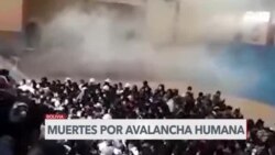 Investigan muerte de estudiantes en avalancha humana 