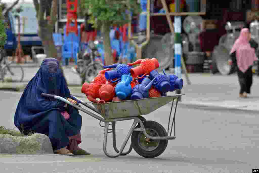 Kobul ko&#39;chalarida. Afg&#39;oniston.&nbsp;