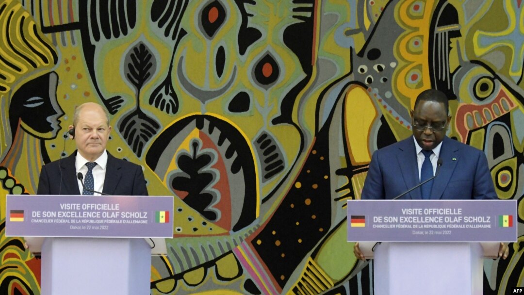 Chanceliyeri w'Ubudagi kumwe na perezida wa Senegali