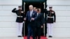 President Joe Biden and leaders from the Association of Southeast Asian Nations (ASEAN) arrive for a group photo on the South Lawn of the White House in Washington on May 12, 2022.